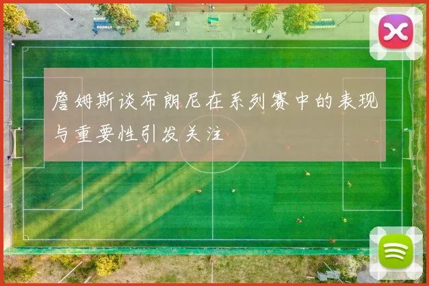 詹姆斯谈布朗尼在系列赛中的表现与重要性引发关注